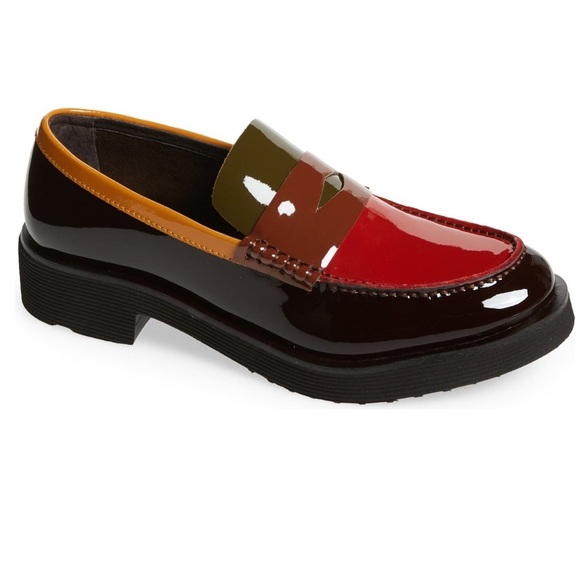 Jeffrey Campbell Lenna Penny Loafers Colorful - Picture 10 of 10